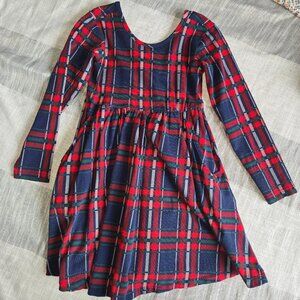 Plaid dress size 110 (5)